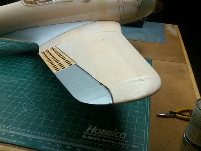 Starboard aileron covered.