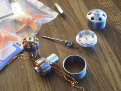 10-14-2004 Making Brushless motor.JPG