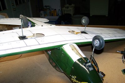 Bottom view with gear down.