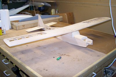 The airframe mostly done up.