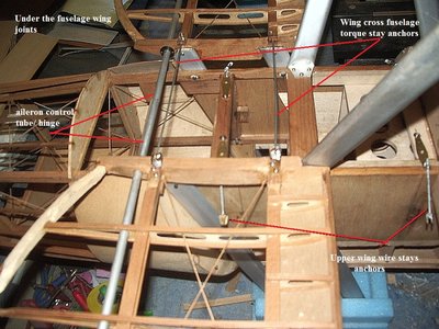 A lot of complex cutting and fitting up the lower wing mounting along with the turnbuckle mounts.