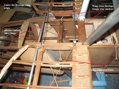 A lot of complex cutting and fitting up the lower wing mounting along with the turnbuckle mounts.